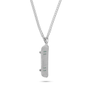 Colgante Skateboard V2 (Plata)